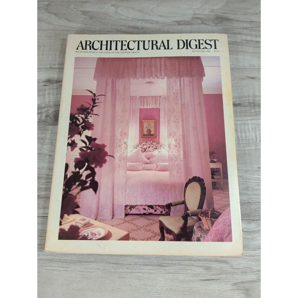 Architectural Digest Issue September 1984 Fine Interior Design